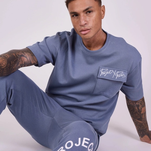 Project X Paris White TShirt with Front Pocket Streetwear - Picture 12 of 12